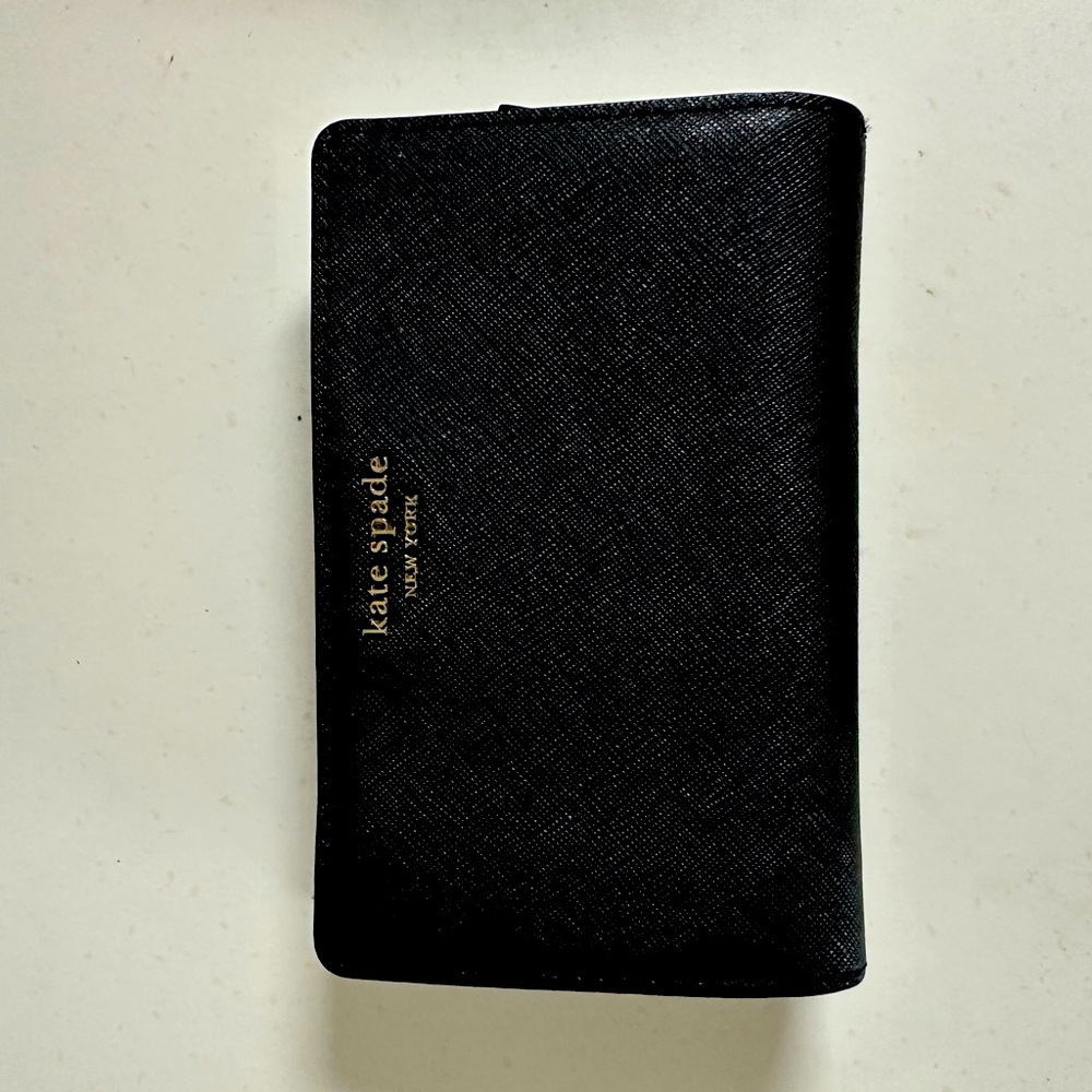 Kate Spade Black Bifold Wallet